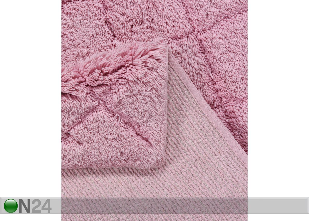Kylpyhuoneen matto Cotton Pattern 60x60 cm kuvasuurennos