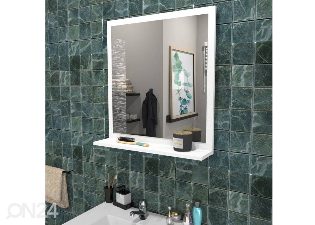 Kylpyhuoneen peili 60x65 cm kuvasuurennos