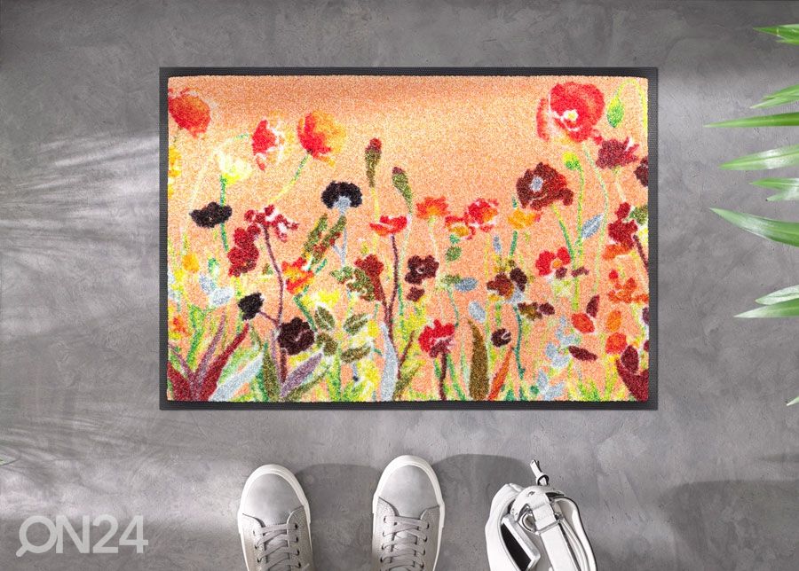 Kynnysmatto Wildflowers 40x60 cm kuvasuurennos