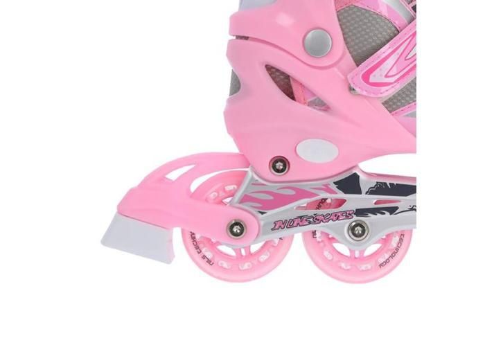 Lasten luistimet / rullaluistimet Nils Extreme 2w1 Pink 39-42 NH18366 A kuvasuurennos