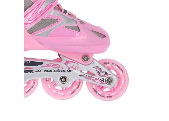 Lasten luistimet / rullaluistimet Nils Extreme 2w1 Pink 39-42 NH18366 A kuvasuurennos