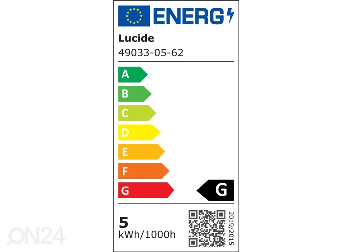 LED Filament lamppu E27 G125 4,9 W kuvasuurennos