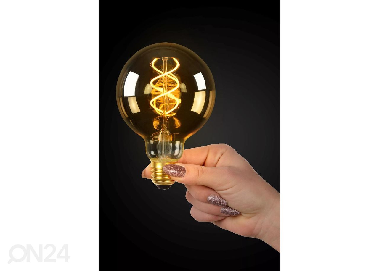 LED Filament lamppu E27 G95 4,9 W kuvasuurennos