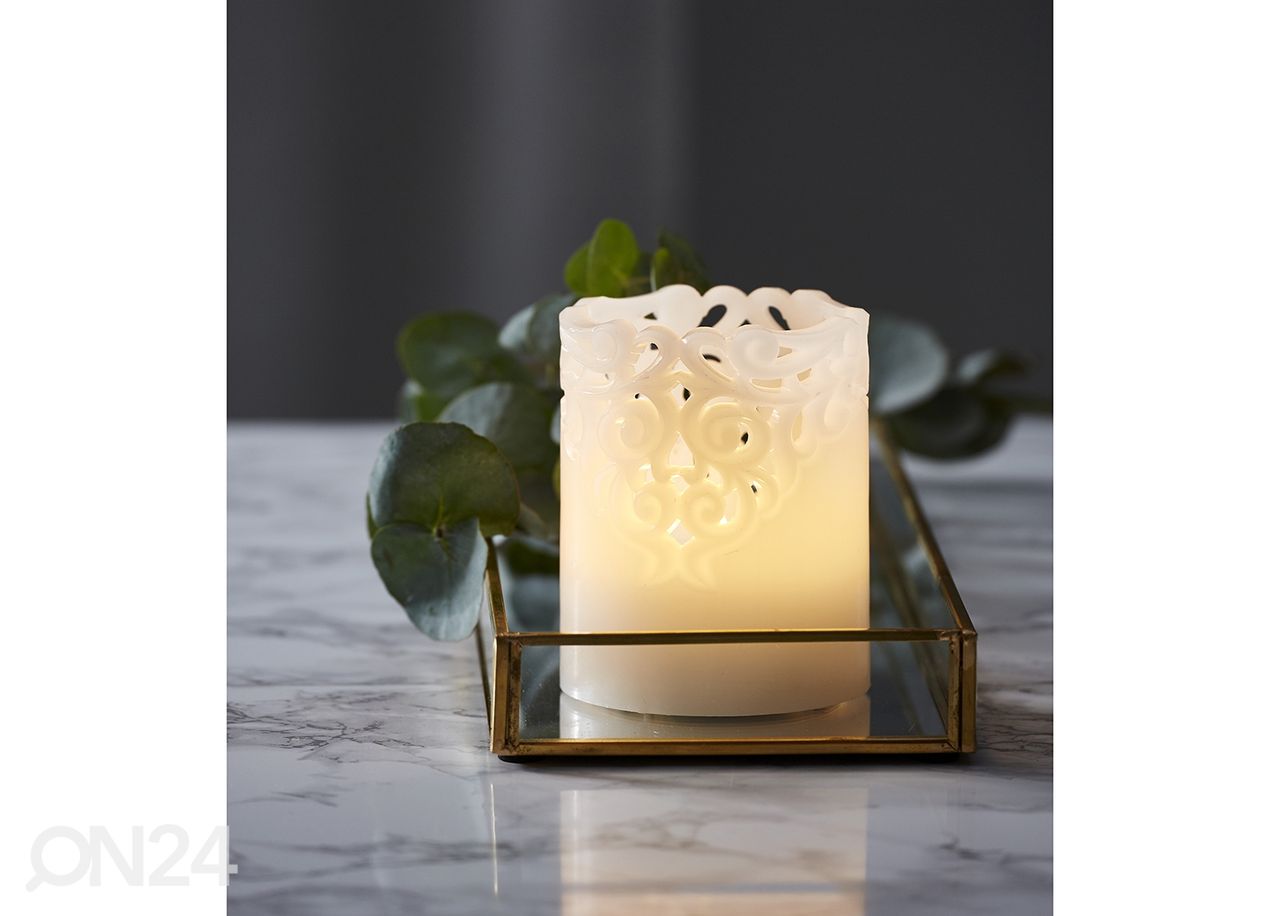 LED-kynttillä Clary, valkoinen kuvasuurennos