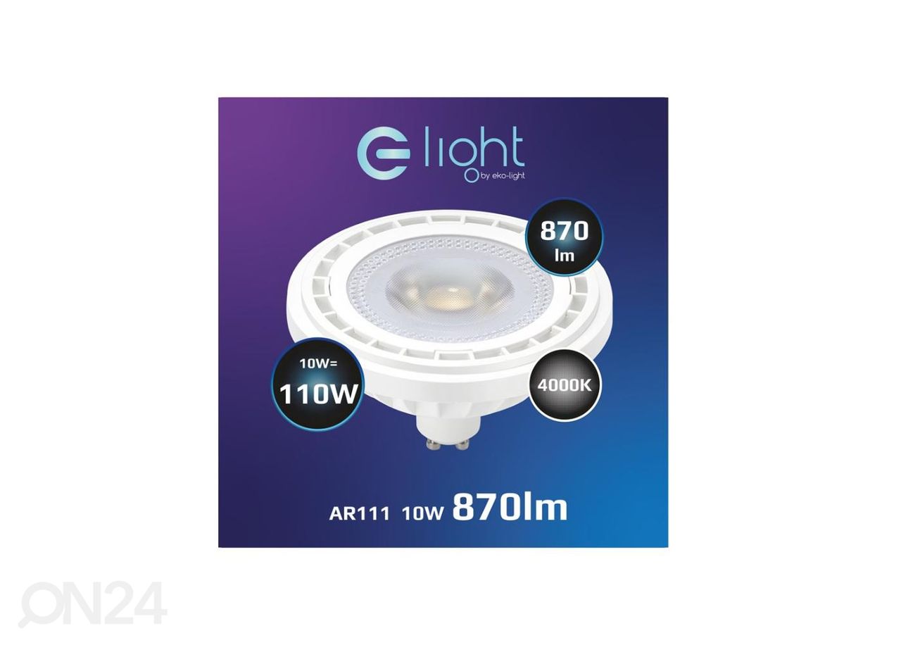 LED -lamppu GU10 10 W kuvasuurennos