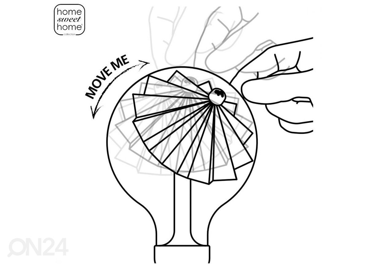 LED lamppu Move Me umbrella, E27, 5,5W kuvasuurennos