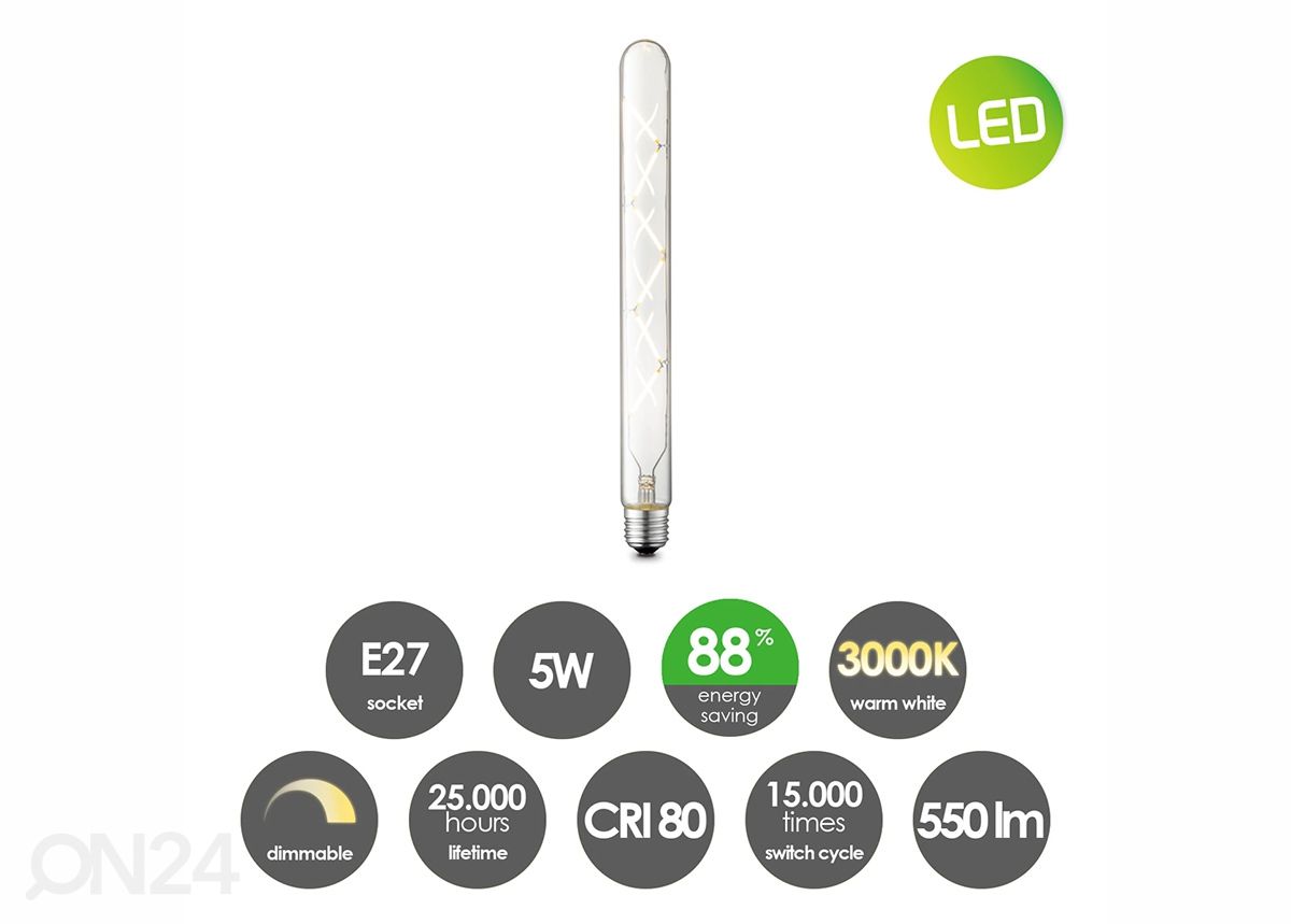 LED-lamppu Totem, E27, 5W kuvasuurennos