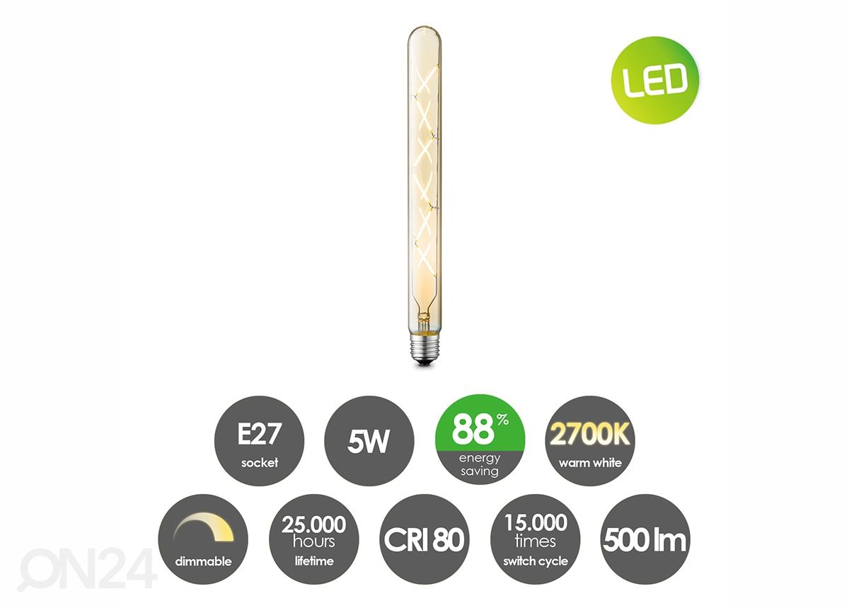 LED-lamppu Totem, E27, 5W kuvasuurennos