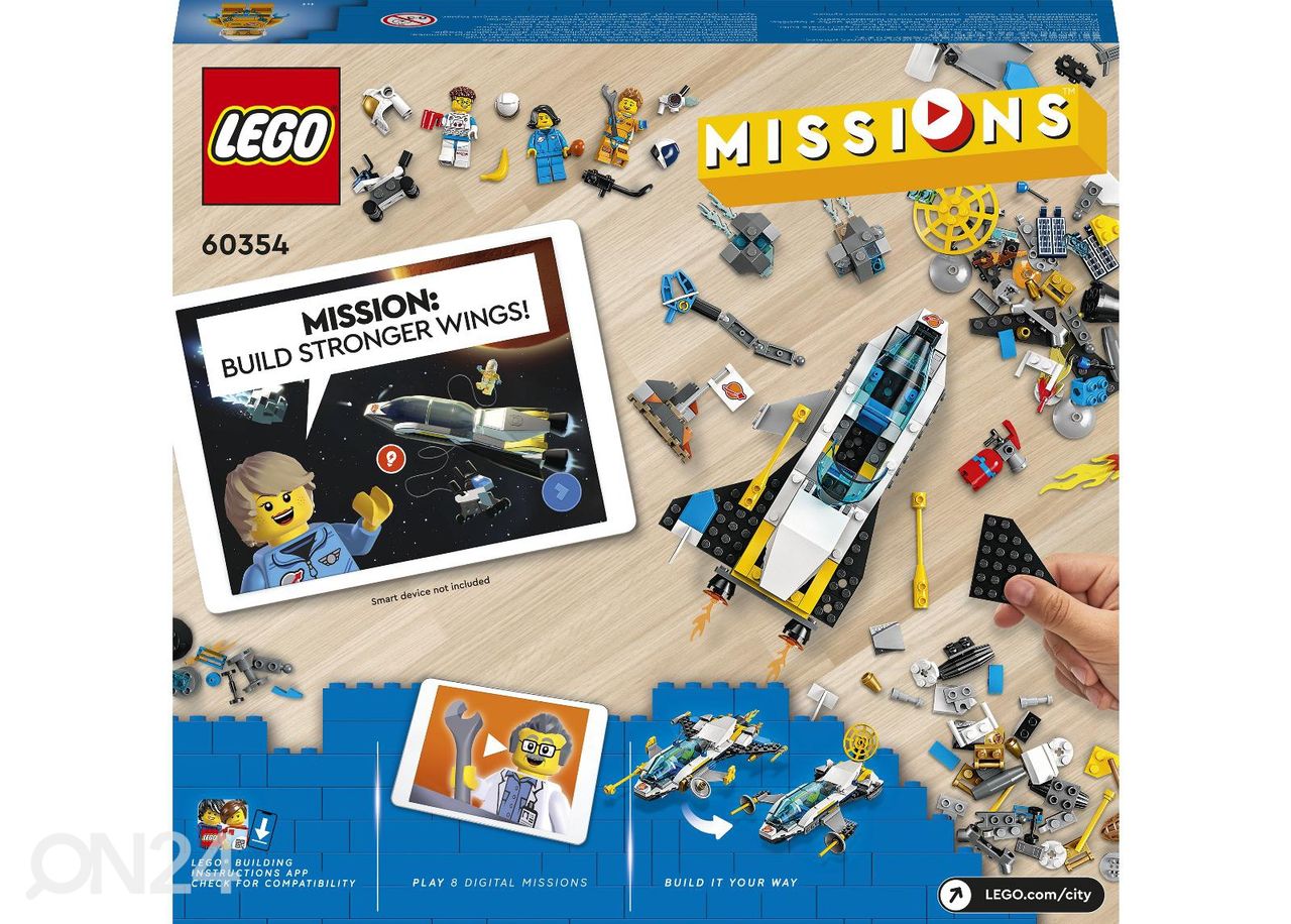 LEGO City Mars-avaruusaluksen tutkimuslennot kuvasuurennos