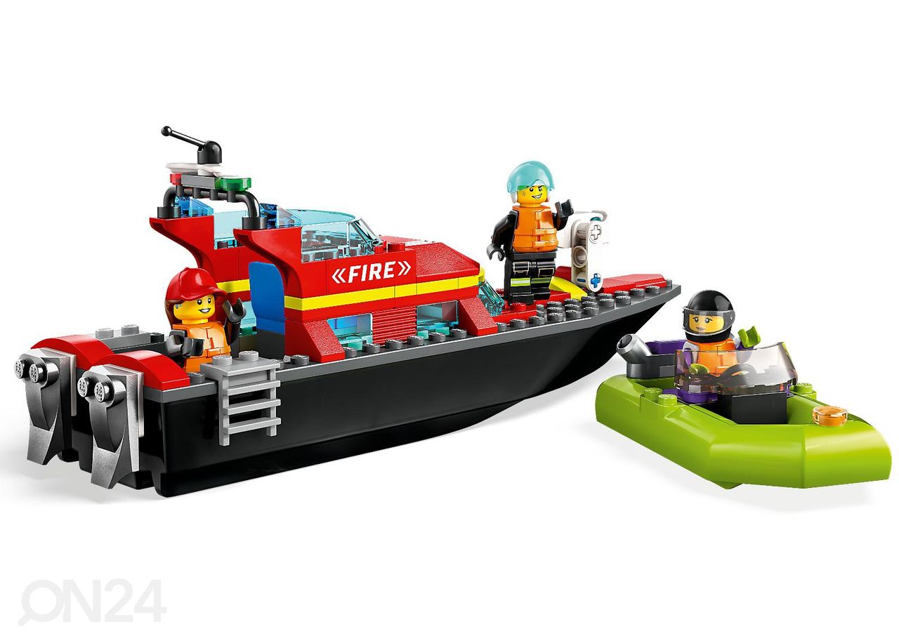 LEGO City Palokunnan pelastusvene kuvasuurennos