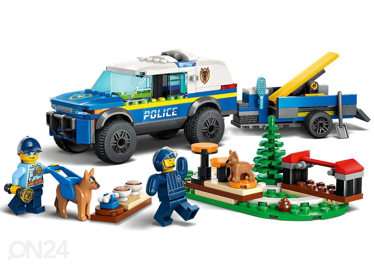 LEGO City Siirrettävä poliisikoirien koulutusrata kuvasuurennos