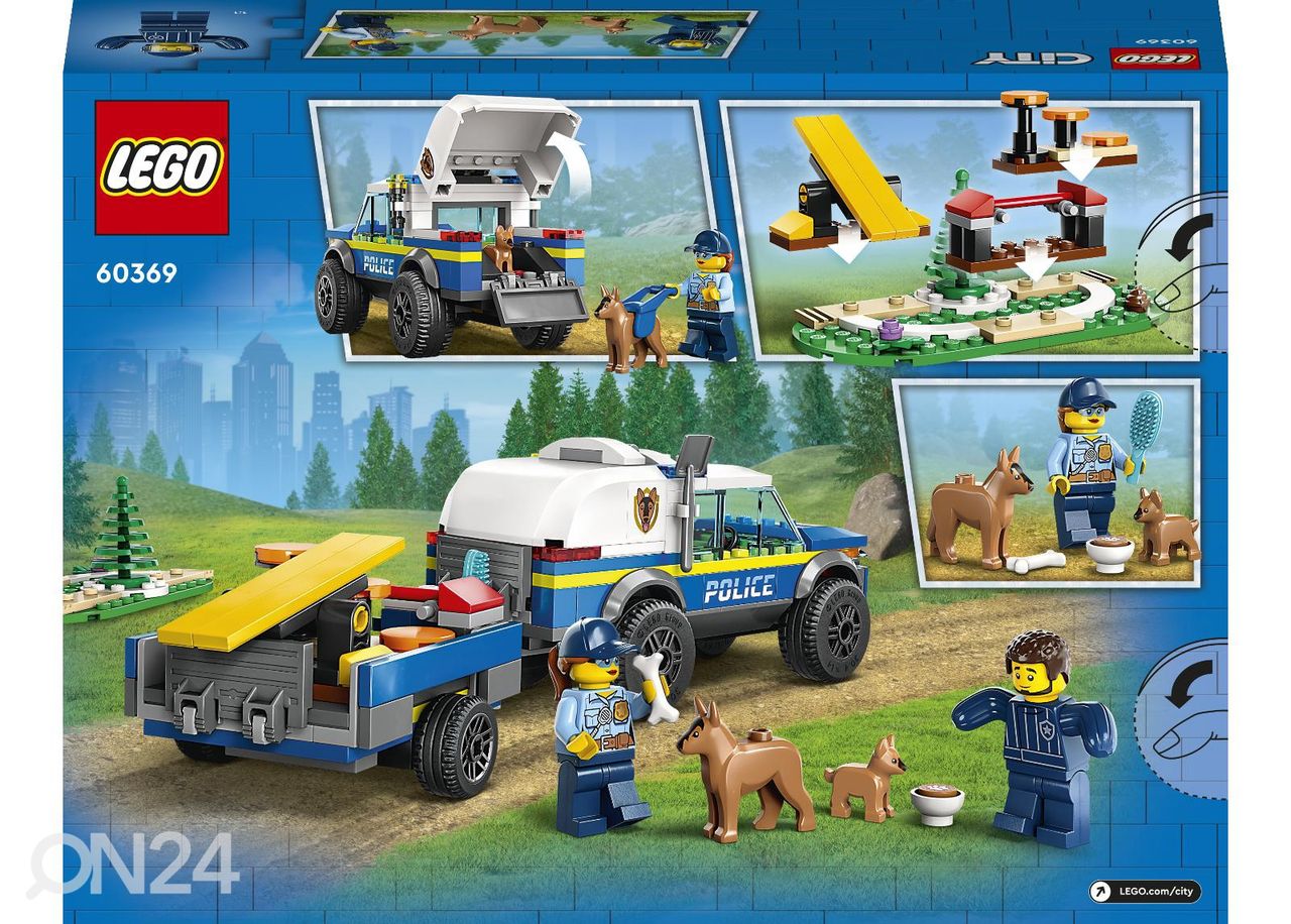 LEGO City Siirrettävä poliisikoirien koulutusrata kuvasuurennos