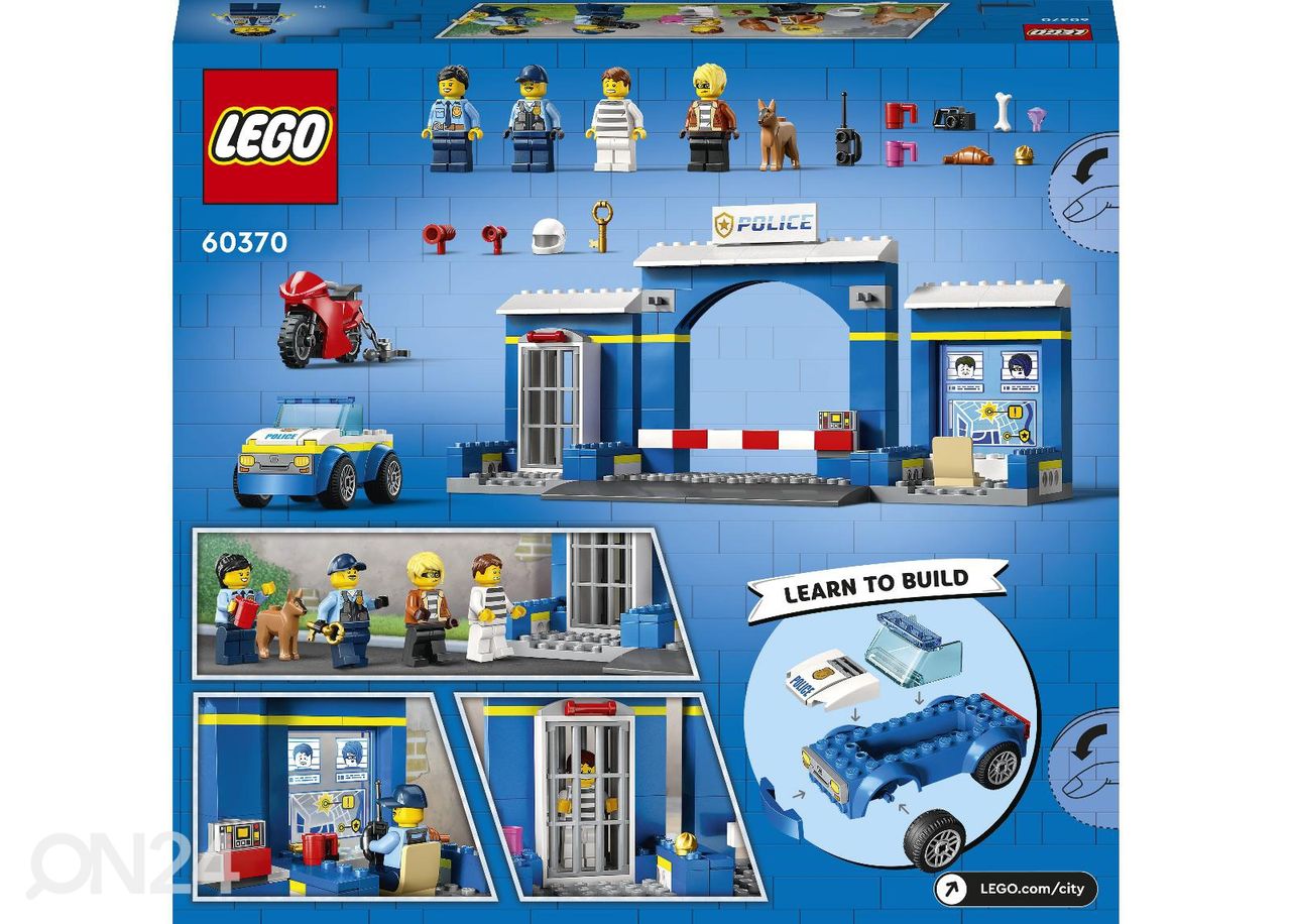 LEGO City Takaa-ajo poliisiasemalla kuvasuurennos