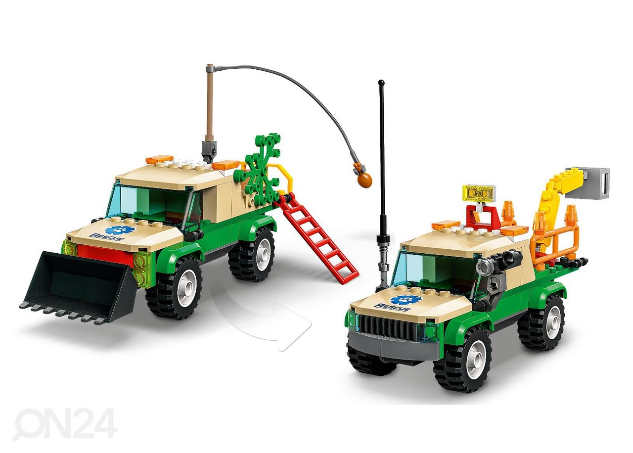 LEGO City Villieläinten pelastustehtävä kuvasuurennos