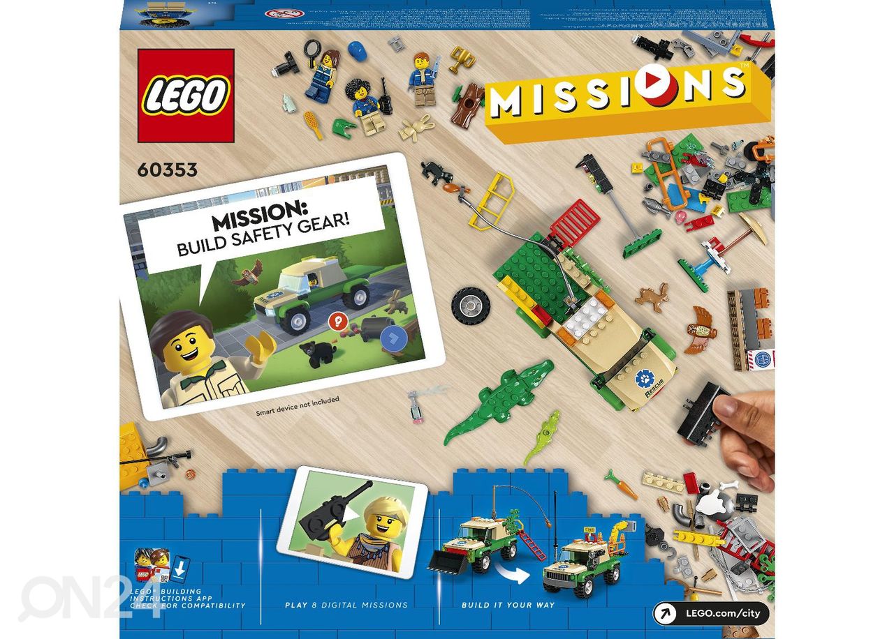 LEGO City Villieläinten pelastustehtävä kuvasuurennos