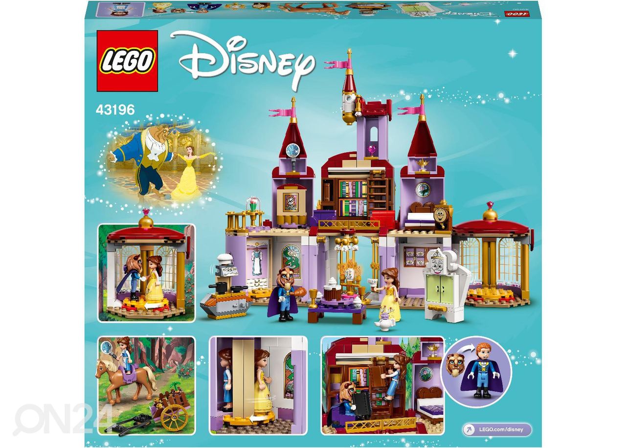 LEGO Disney Bellen ja Hirviön linna kuvasuurennos