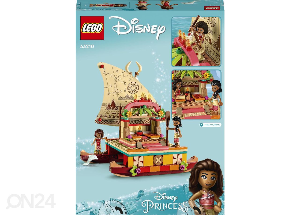 LEGO Disney Vaianana purjehdusalus kuvasuurennos