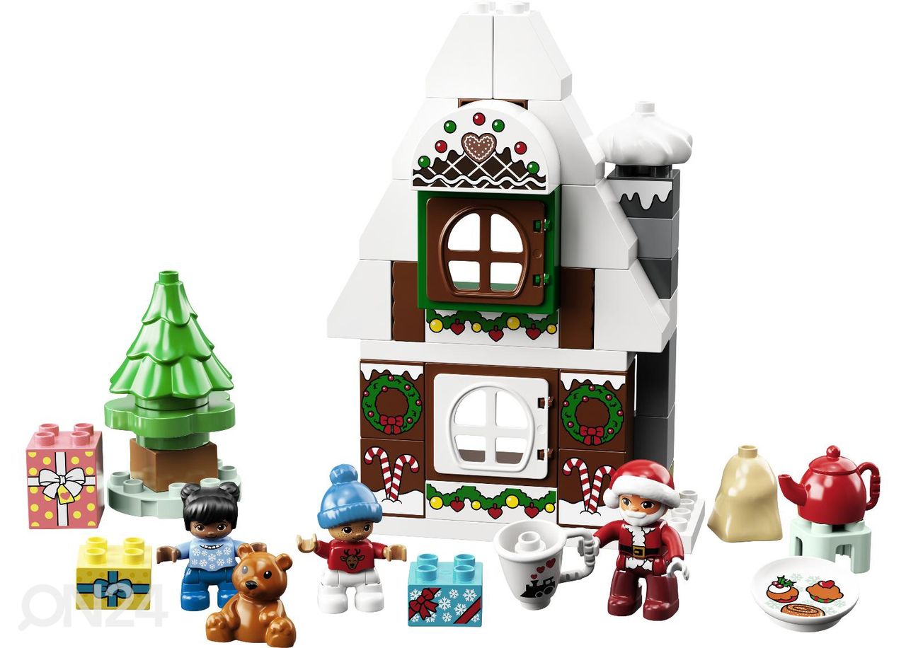 LEGO DUPLO Jouluppukin piparkakkutalo kuvasuurennos