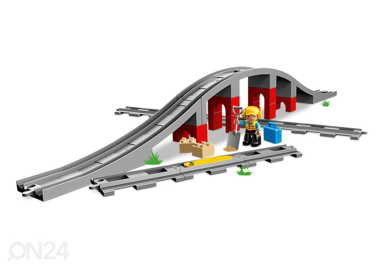 LEGO DUPLO Junasilta ja kiskot kuvasuurennos