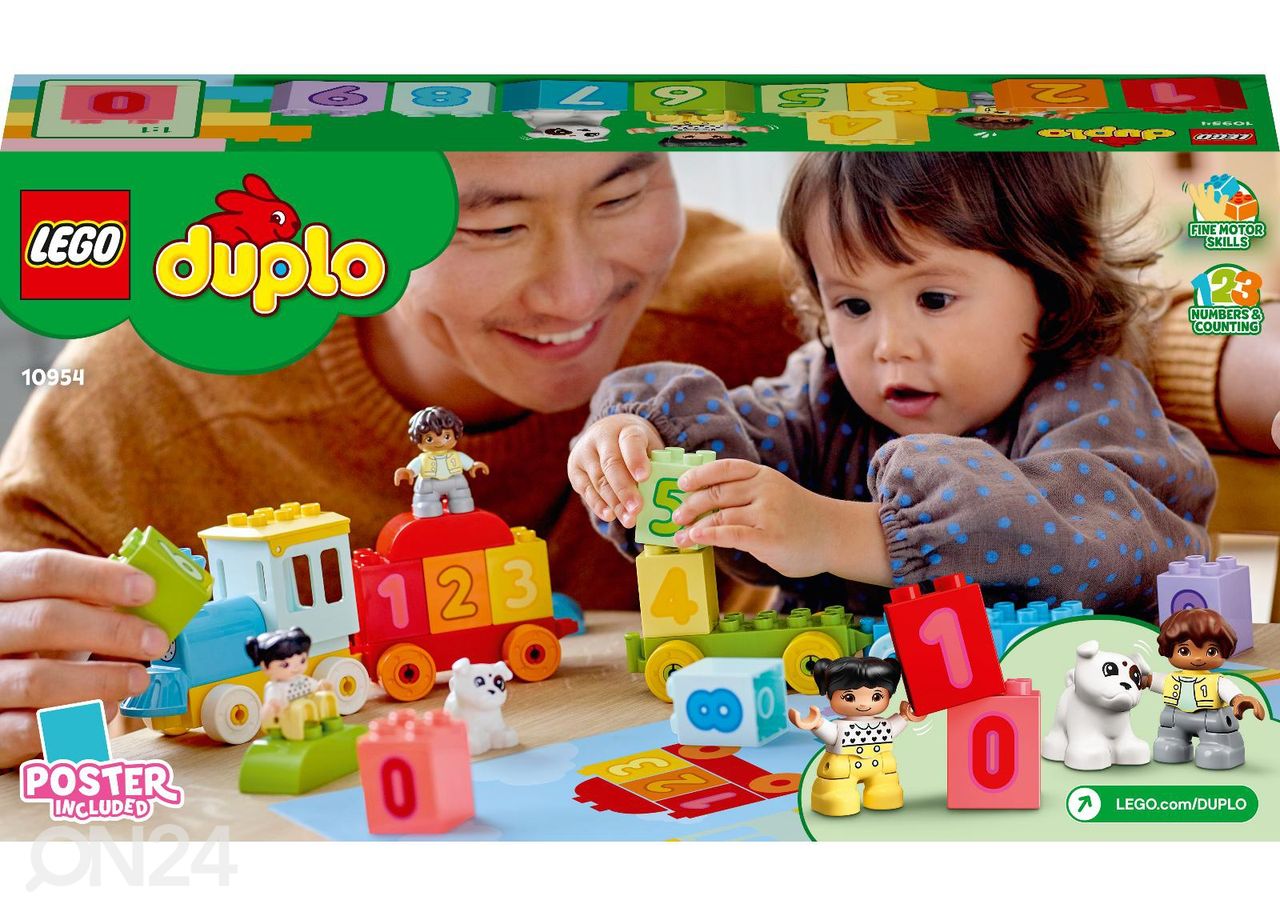 LEGO DUPLO Numerojuna kuvasuurennos