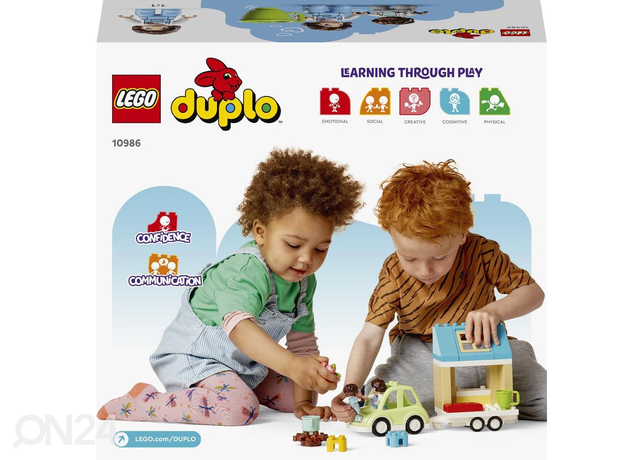 LEGO DUPLO Omakotitalo perävaunussa kuvasuurennos