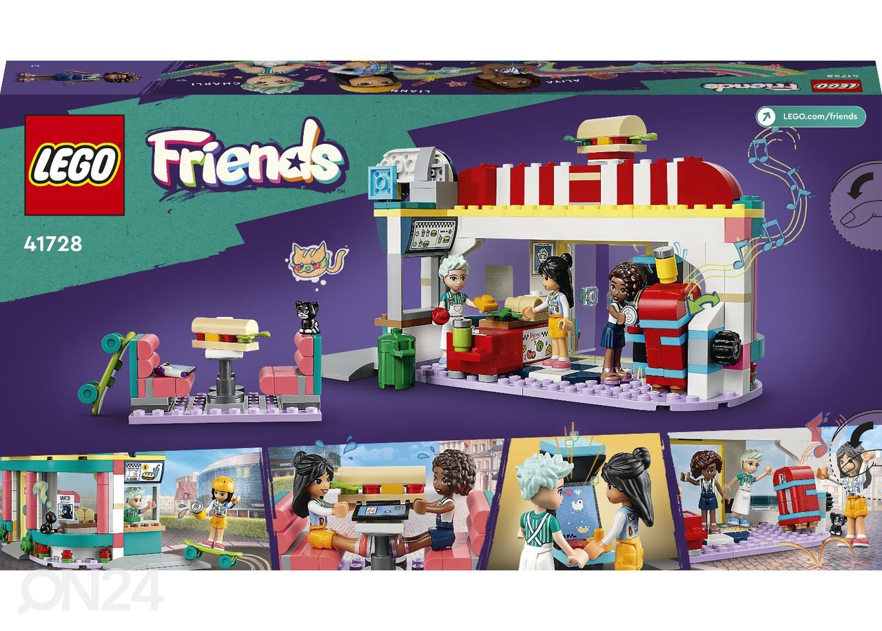 LEGO Friends Heartlaken keskustan ruokapaikka kuvasuurennos