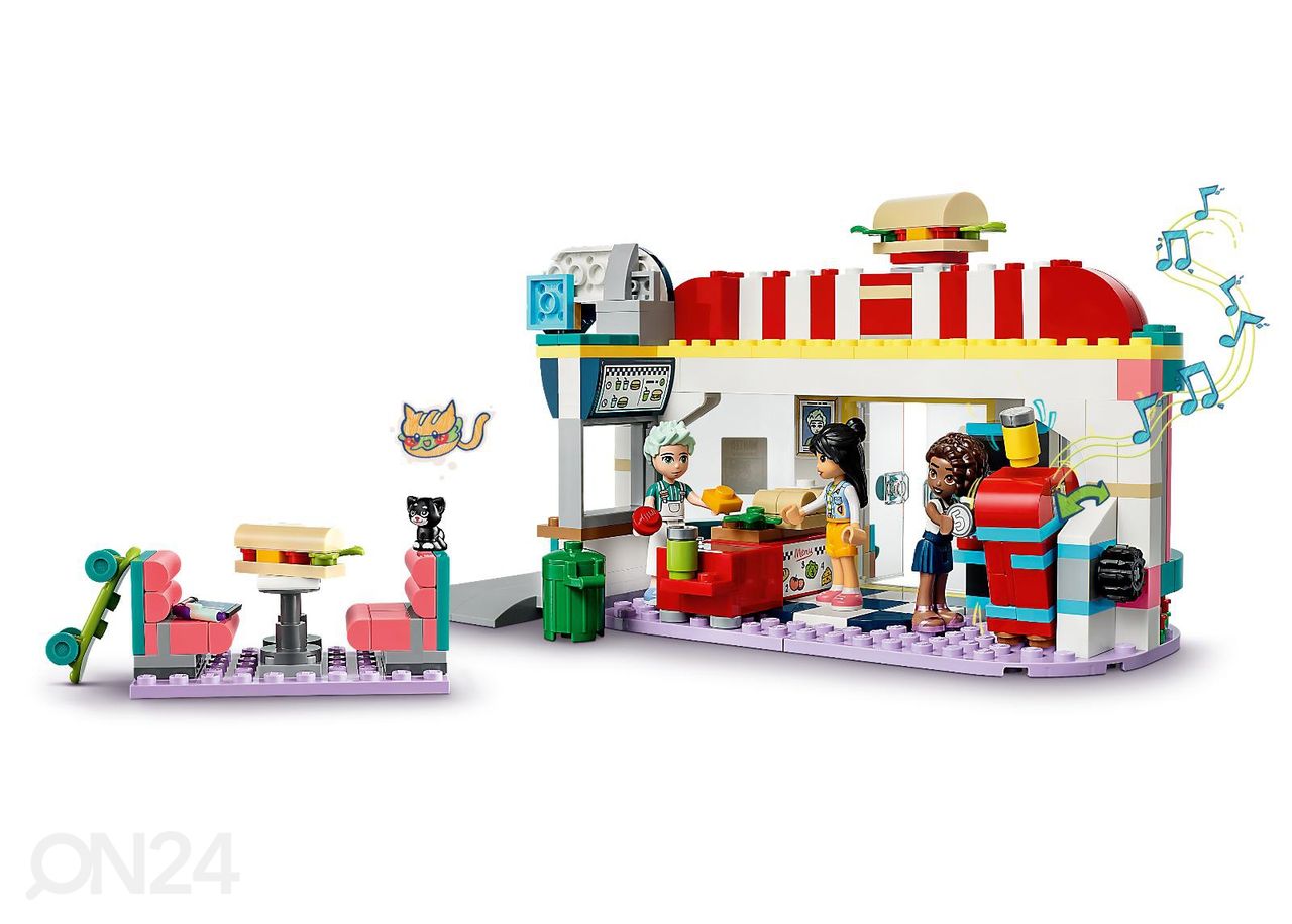 LEGO Friends Heartlaken keskustan ruokapaikka kuvasuurennos