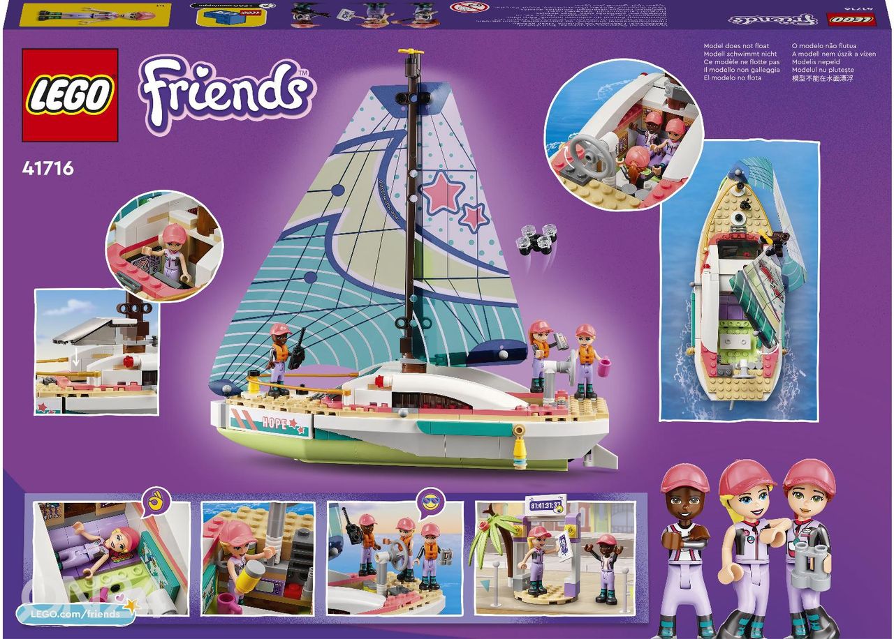 LEGO Friends Stephanien purjehdusseikkailu kuvasuurennos