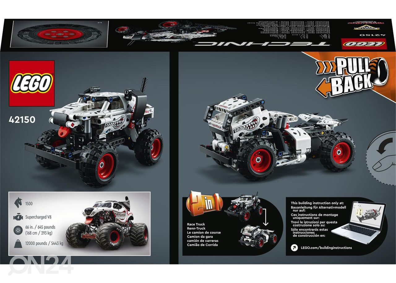 LEGO Technic Monster Jam-dalmat kuvasuurennos