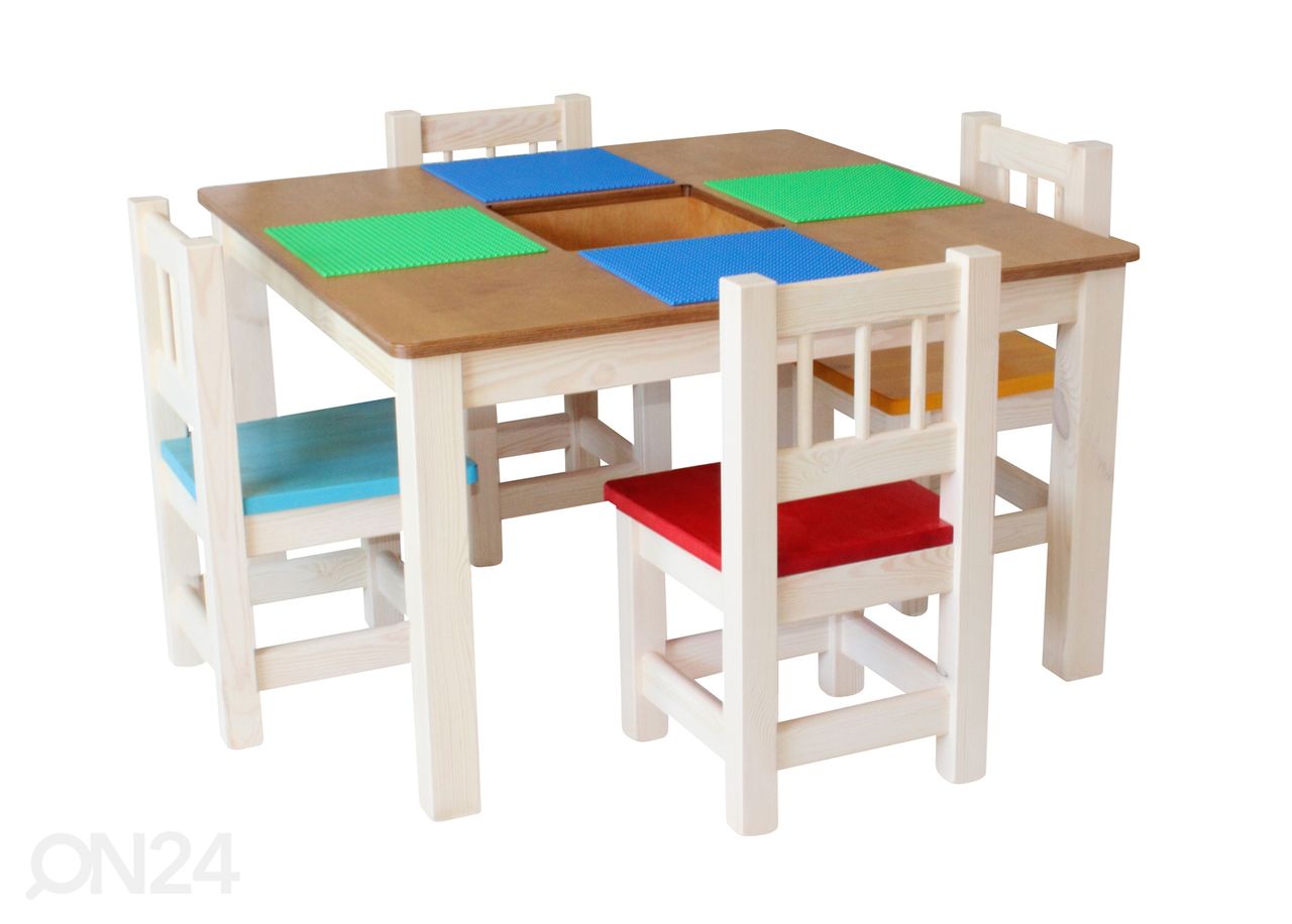Legopöytä 85x85xh53 cm kuvasuurennos