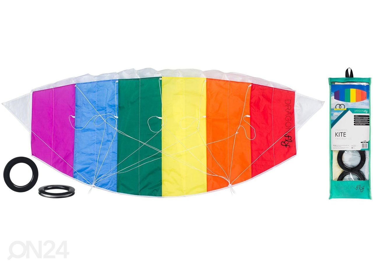 Leija Parachute Kite Fantasy 120 Dragon fly kuvasuurennos