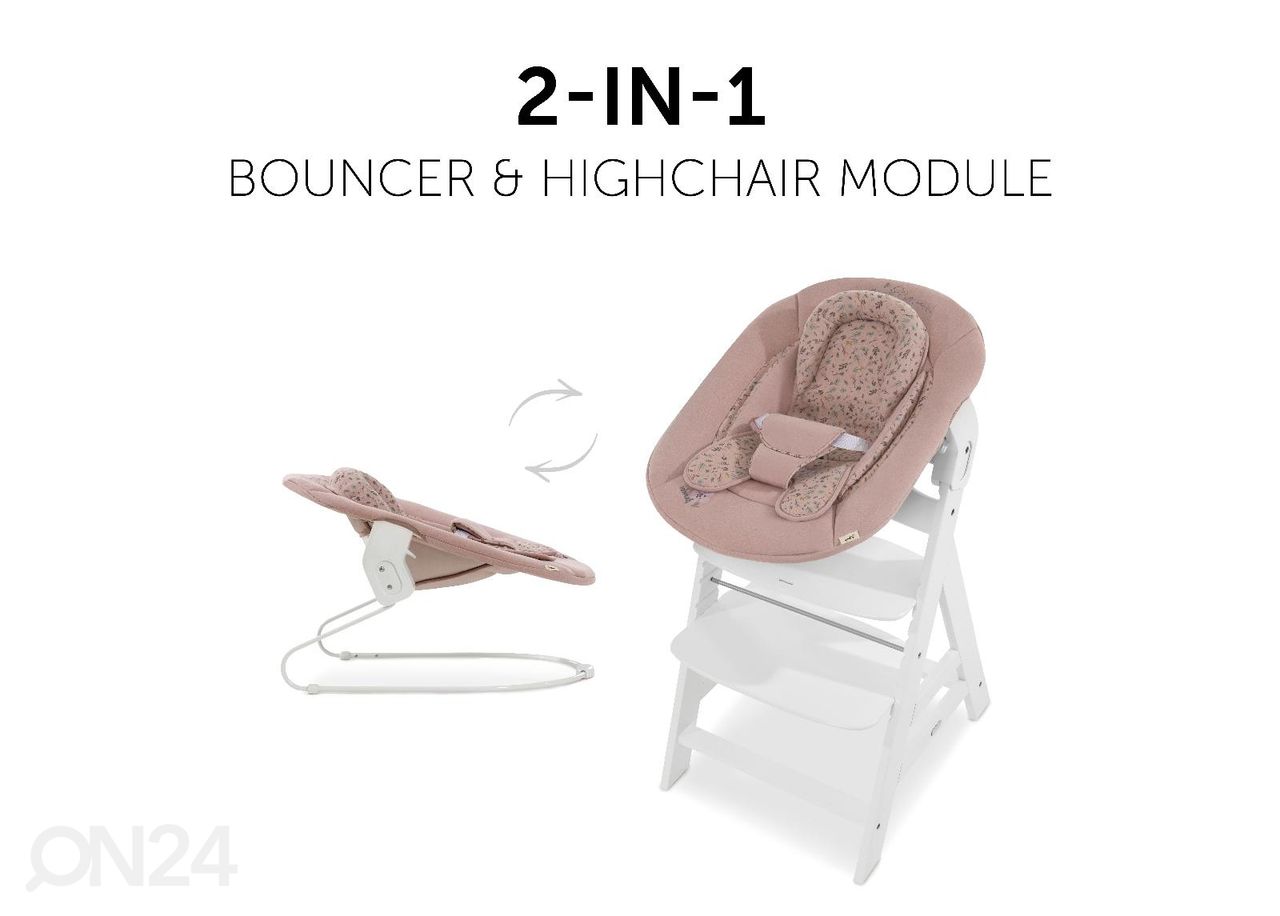 Lepotuoli Hauck Disney Alpha Bouncer 2in1 Bambi roosa kuvasuurennos