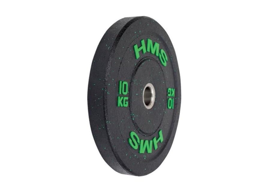 Levypaino Olympic HMS BUMPER vihreä 10 kg HTBR10 kuvasuurennos