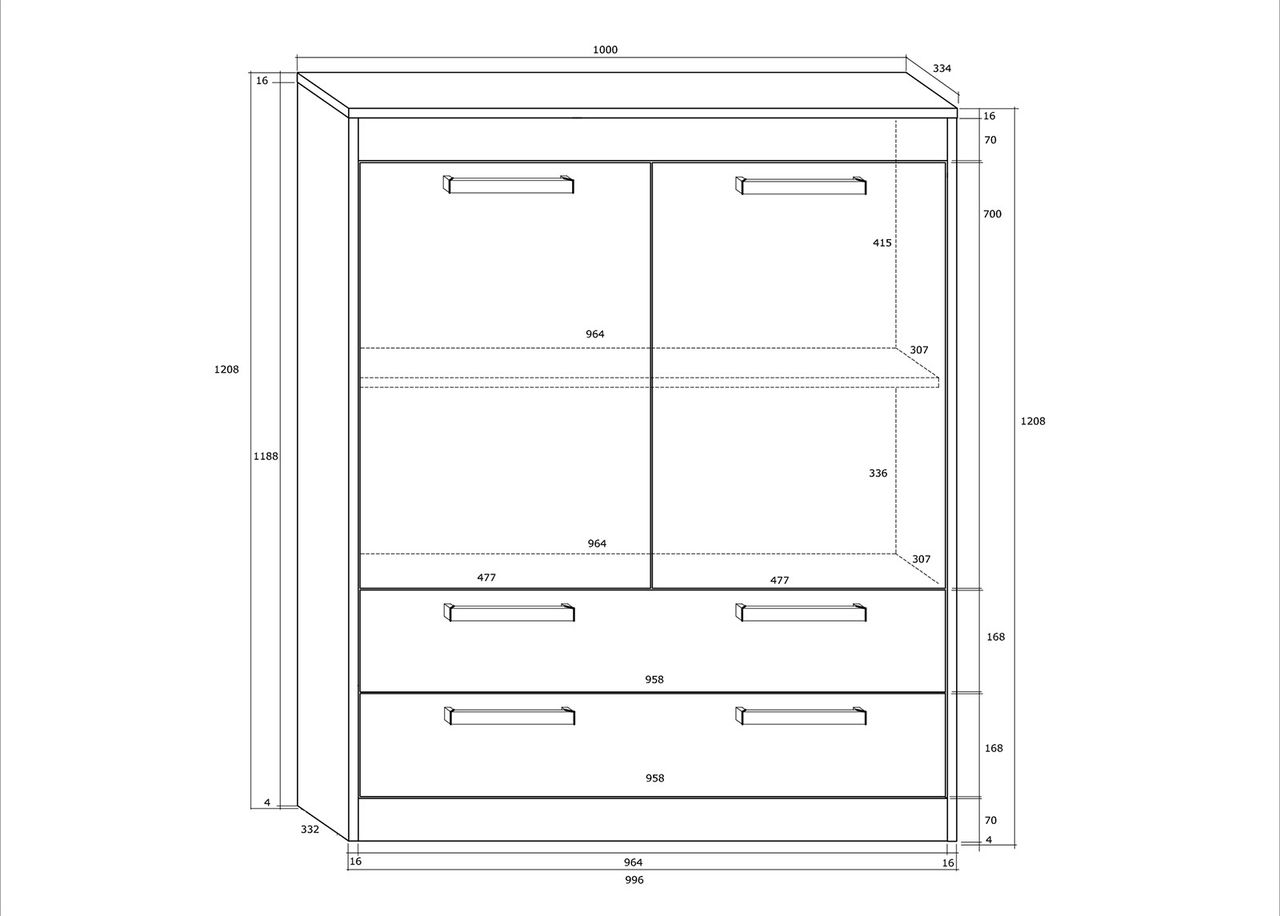 Lipasto 100 cm kuvasuurennos