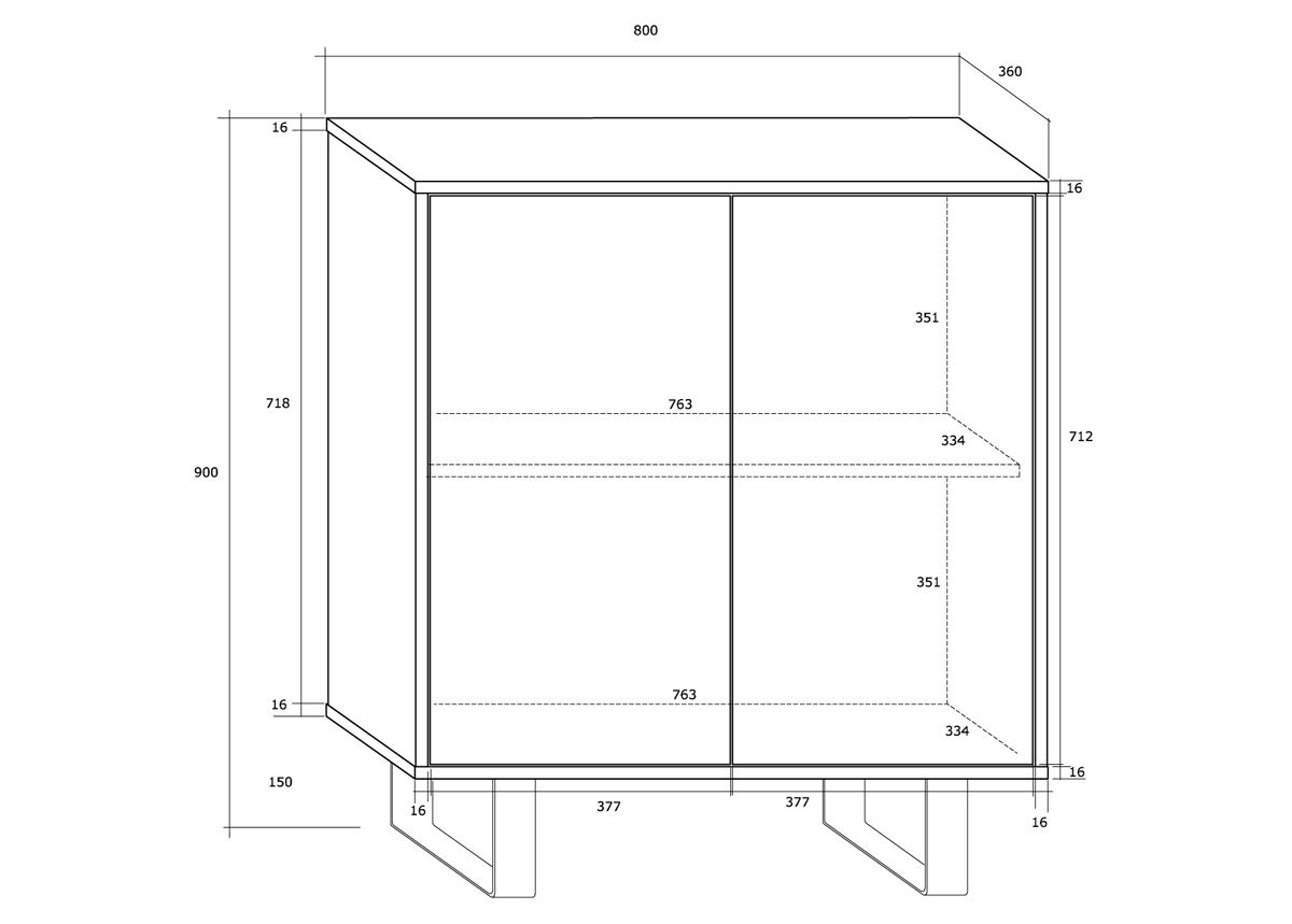 Lipasto 80 cm kuvasuurennos