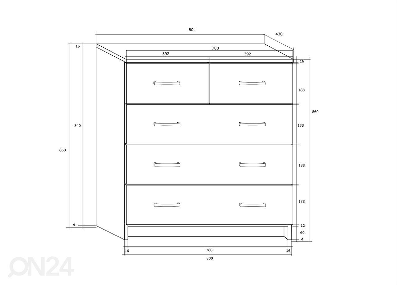 Lipasto 80 cm kuvasuurennos