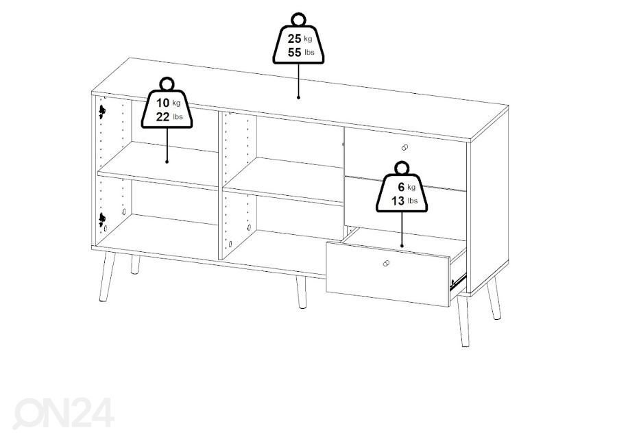 Lipasto Bodo 147 cm kuvasuurennos