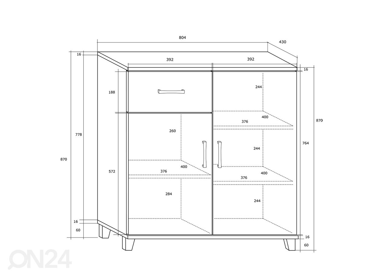 Lipasto Drimo 80 cm kuvasuurennos