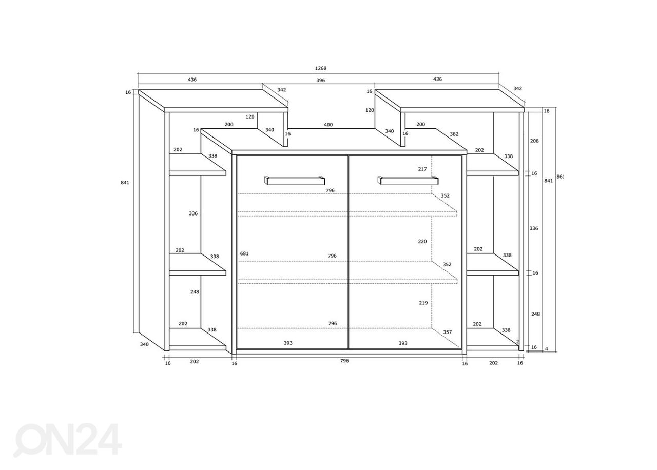 Lipasto Macroom 127 cm kuvasuurennos