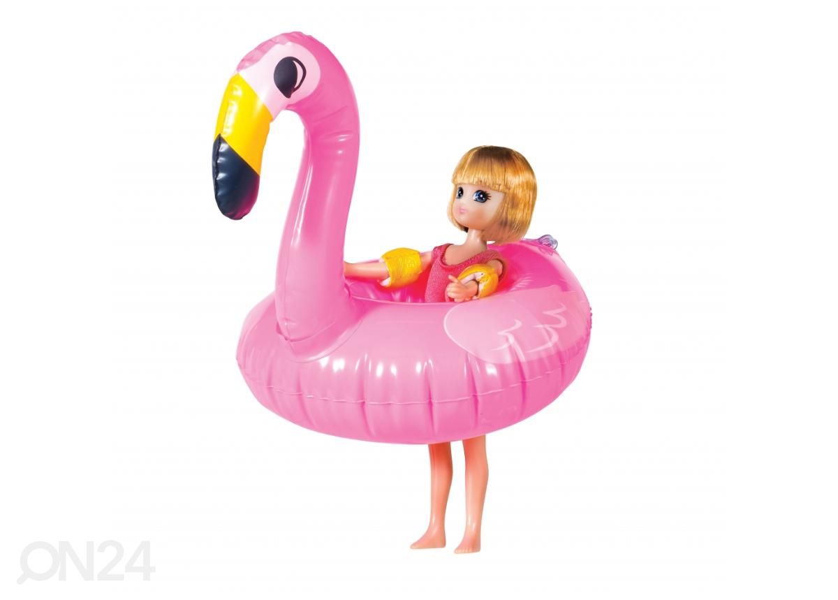 Lottie nukke Swimming with Flamingo kuvasuurennos