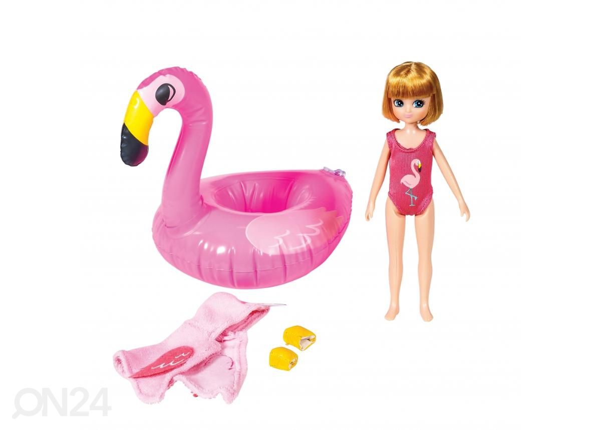 Lottie nukke Swimming with Flamingo kuvasuurennos
