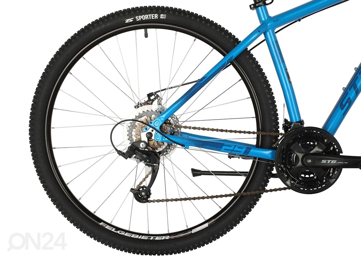 Maastopyörä Stinger Element Evo 29", sininen kuvasuurennos