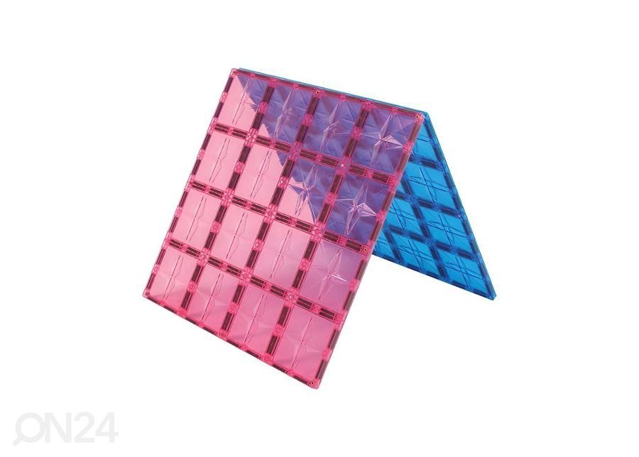 Magneettipalikoiden pohjalevyt MNTL pinkki + sininen, 2 kpl kuvasuurennos