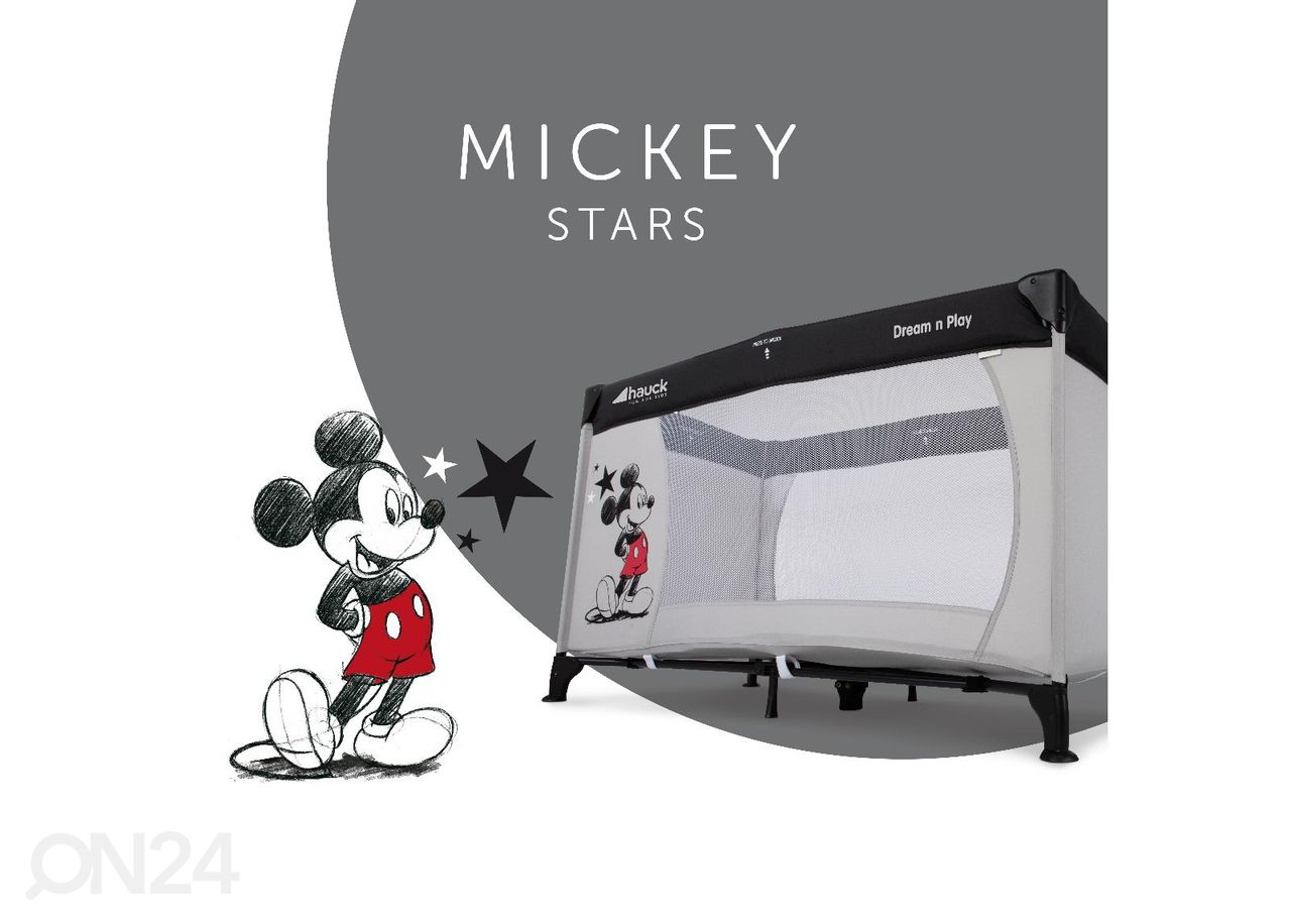 Matkasänky Hauck Disney Dream N Play Mickey Stars kuvasuurennos