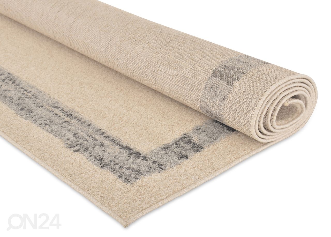 Matto Aztec 160x230 cm, kermanvaalea / beige kuvasuurennos