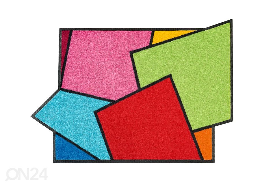 Matto Crazy Cubes 60x85 cm kuvasuurennos