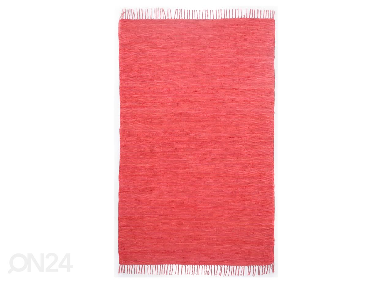 Matto Happy Cotton UNI 160x230 cm, punainen kuvasuurennos