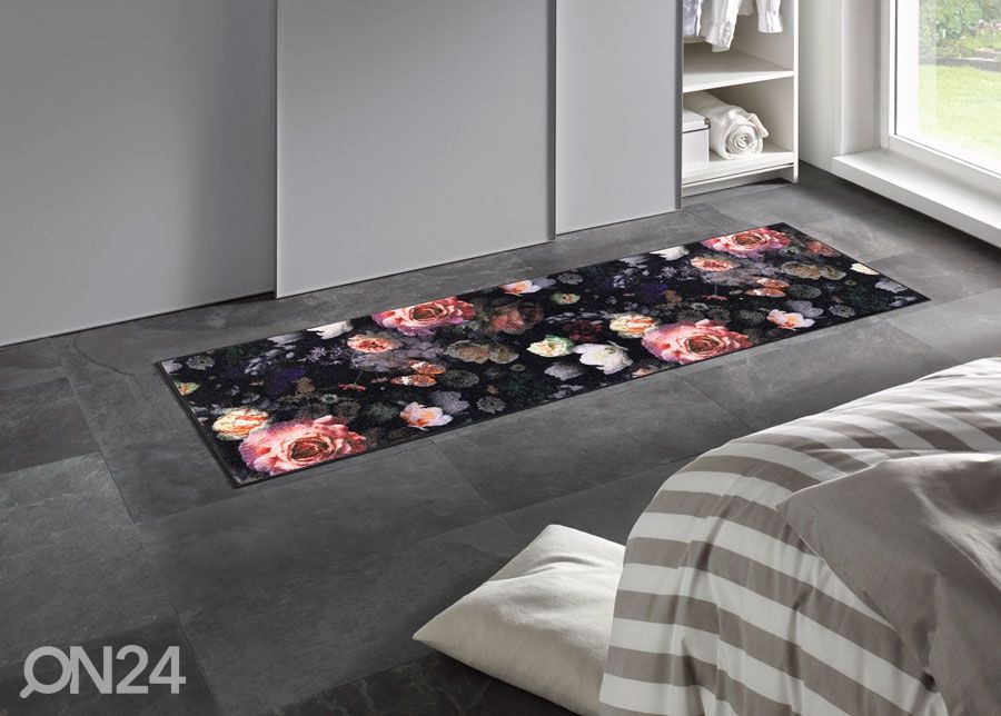 Matto Night Roses 60x180 cm kuvasuurennos