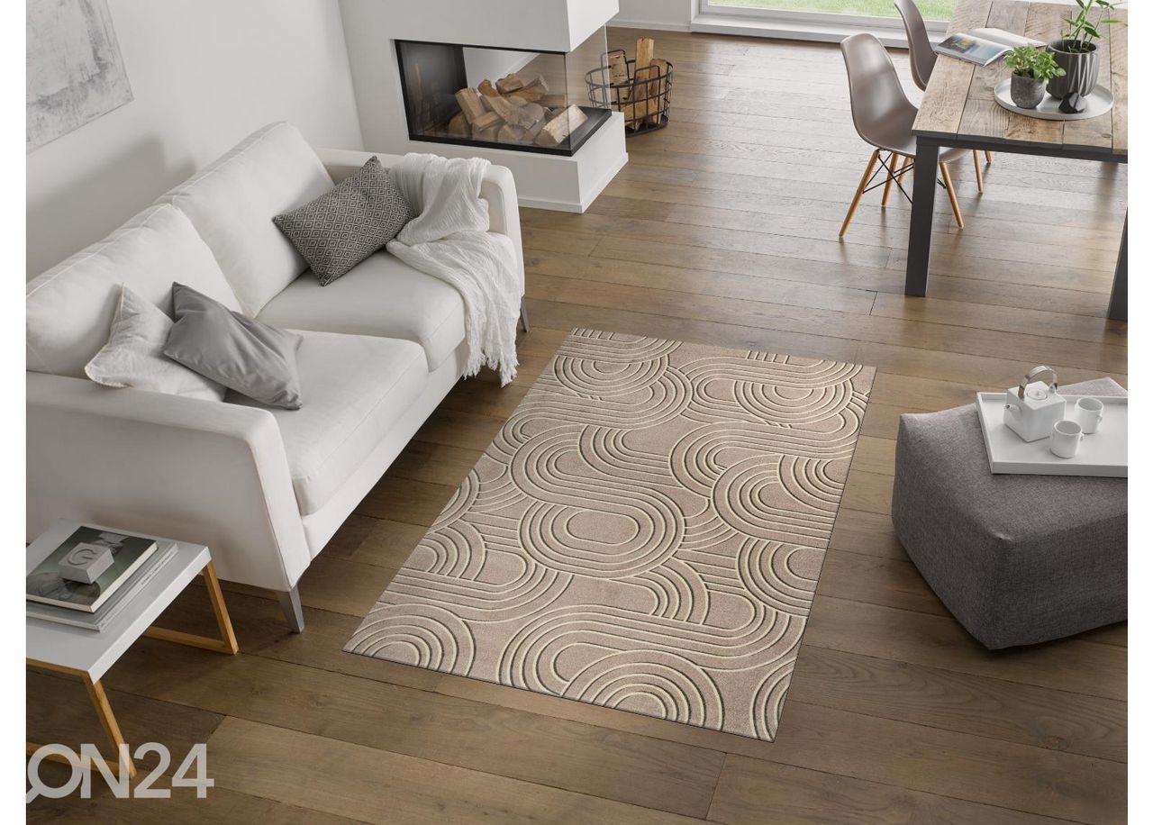 Matto Sand Twist 110x175 cm kuvasuurennos