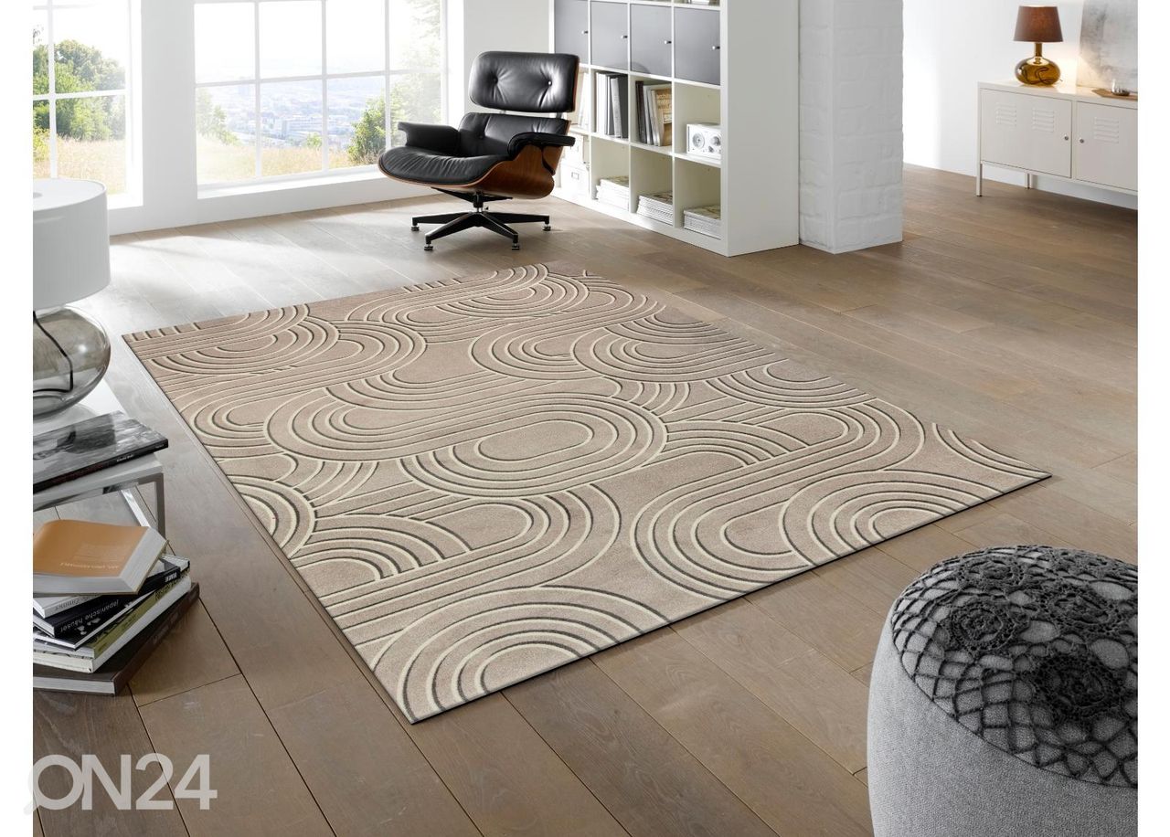 Matto Sand Twist 170x240 cm kuvasuurennos